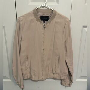 Banana Republic Light Tan Bomber Jacket
